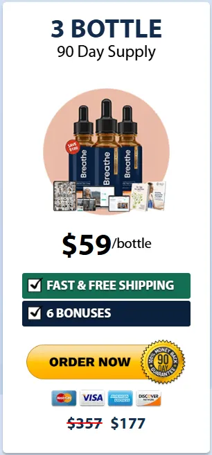 breathe drops price 3 bottle